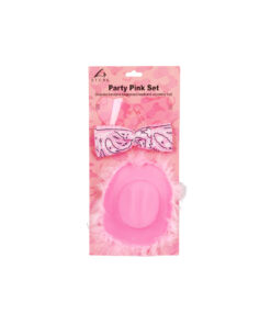 Party Pink Set, Bandana, Glasses, Headband