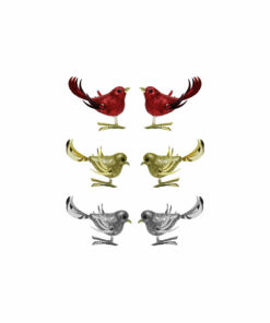 Glitter Bird Clip Assorted 2pk