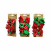 Hair Clip With Ribbon Bows 4pc