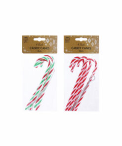 Candy Canes Assorted 4pk 15cm