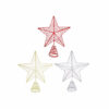 Glitter Wire Star Topper Assorted 20cm