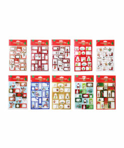 Gift Tag Stickers Set Assorted 21 x 15cm