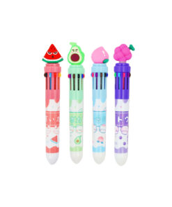 Fruit Multicolor Pen 10 colors Assorted