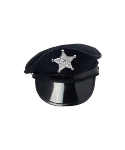 Black American Police Hat