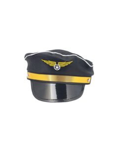 Black Pilot Hat