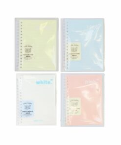 A6 White Notebook Assorted