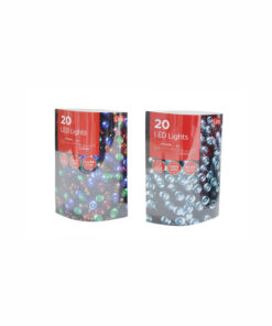 20 LED Lights Assorted 10cm