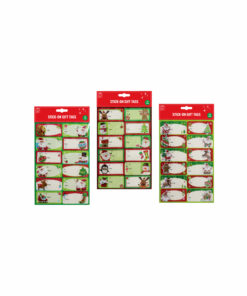 Deluxe Gift Tags With Adhesive 12pk