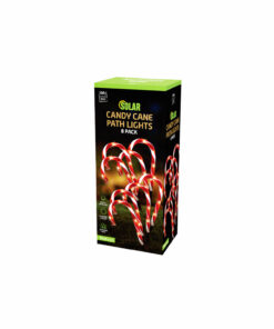 Mini Solar Candy Cane Path Lghts 8pk