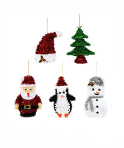 Table Decor Tinsel Assorted