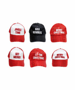 Baseball Cap Embroidered With Sequins Assorted