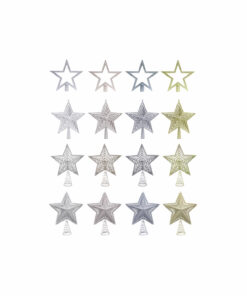 Tree Topper Star Assorted 20cm