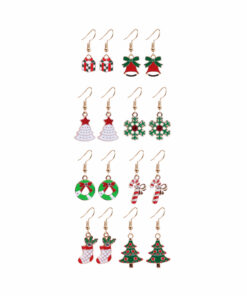 Christmas Dangly Earrings Assorted