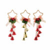 Star Hanger With Bells Assorted 32cm