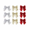 Bow Mirror Fabric Assorted 3pk