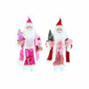 Pink Candy Santa Figurine Assorted 45cm