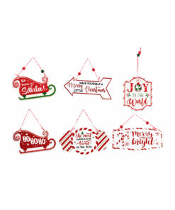 Mini Hanging Metal Signs Assorted