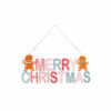Hanging Gingerbread Christmas Sign 22.5 x 9.5cm