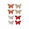 Butterfly Glitter Clip Assorted 2pk
