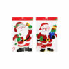 Eva Glitter Plaque Santa Assorted 29 x 47cm