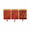 Red Gold Foil Table Runner Assorted 180cm