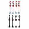 Mini Street Lamp Assorted 4pk 10cm