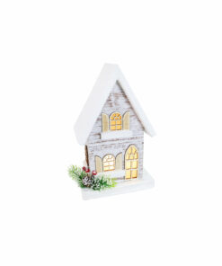 LED Paper Board Snowy House 19 x 12 x 26cm