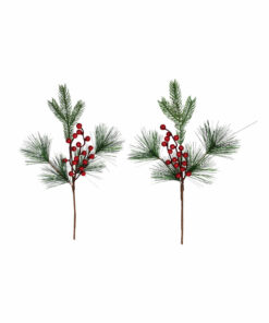 Snowy Pine Berries Assorted 49cm