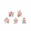 Hanging Gingerbread House Assorted 10cm