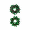 Holly Berry Wreath Tinsel Assorted 32cm