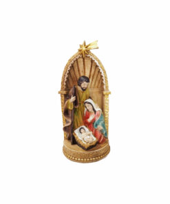 Resin Holy Family Dome Scene