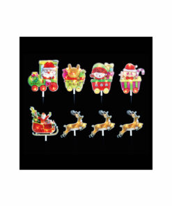 Solar Sleigh / Train PVC Laser Path Lights Assorted