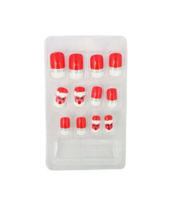 Santa Christmas Self Adhesive Nails 12pc