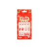 Candy Cane Christmas Self Adhesive Nails 12pc