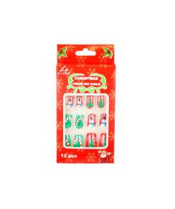 Snowman Christmas Self Adhesive Nails 12pc