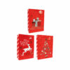 Extra Large Red / Gold Foil Classic Giftbag Assorted 42 x 30 x 12cm