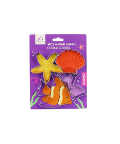 Marine Animal Cookie Cutters 4pcs
