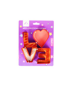 Love Cookie Cutters 4pcs