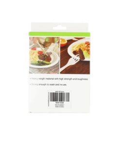 White PP Reusable Forks 50pc 18cm