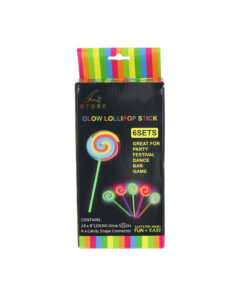 Lollipop Glow In The Dark 6 Set