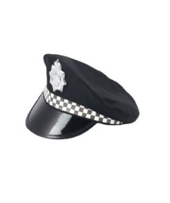 Black English Police Hat