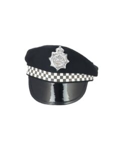 Black English Police Hat