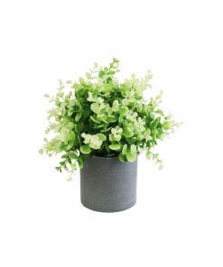 Artificial Plants with Grey Pot 22cm