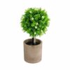 Little Flower Artificial Plants with Brown Pot 21cm