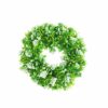 White Flower Artificial Wreath 66 Head 31cm