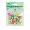 Small Bear DIY Bead Ornament With White Rope 30g