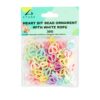 Heart DIY Bead Ornament With White Rope 30g