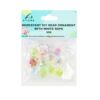 Iridescent Diamond DIY Bead Ornament With White Rope 30g