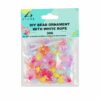 Colorful Butterfly DIY Bead Ornament With White Rope 30g