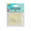 Oval Pearl DIY Bead Ornament With White Rope 30g